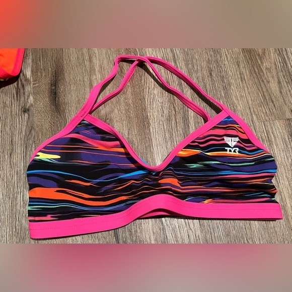 B1G1! TYR Bikini Women’s Swim Top Swimsuit Bundle Size S 4/6 Red Pink - Picture 2 of 6